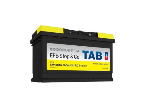 Аккумулятор TAB 80 А/ч Обратный EFB Stop&Go