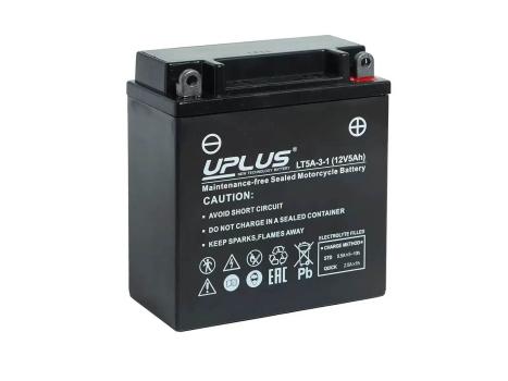 Аккумулятор UPLUS LT5А-3-1 (СТ1205.1) (YB5L-B)