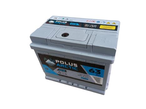 Аккумулятор POLUS ARCTIC 63 А/ч Обратный EFB