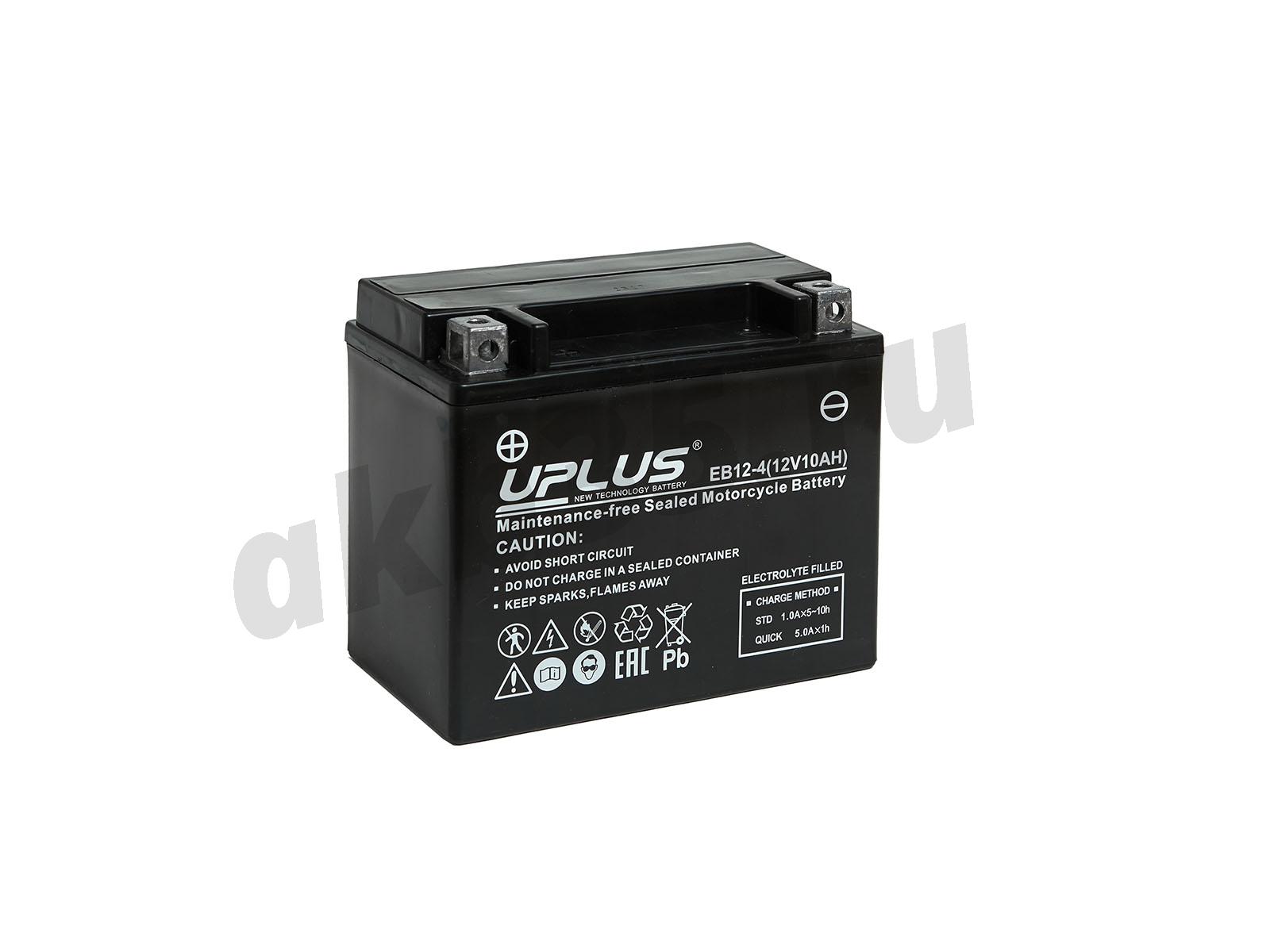 Изображение Аккумулятор UPLUS EB12-4 (СТ1212) (YTZ12S \ YTZ14S) : №2